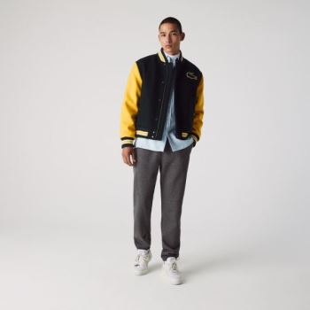 Lacoste SPORT Tennis trackpants in fleece - Trekingové Kalhoty Pánské Šedé | CZ-Dcovwh